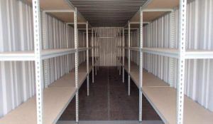 shipping container shelving