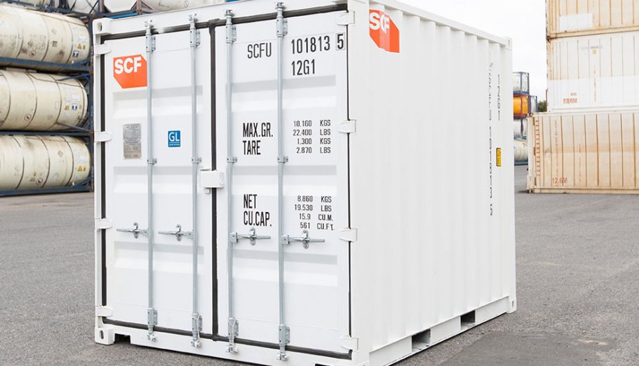10' mini shipping container