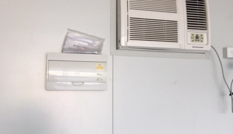 Pop up store airconditioning